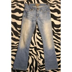 Abercrombie & Fitch Y2K Vintage Low Rise Flare Leg Boot Cut Jeans Womens Size 2L